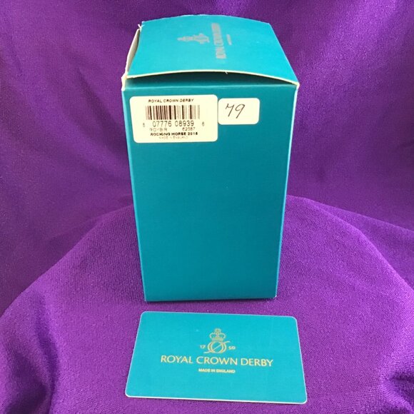 Birth of HRH Princess Charlotte Royal Crown Derby Rocking Horse 79 of 500 2015 - Picture 7 of 9